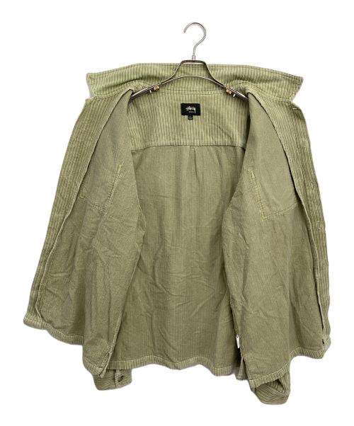 stussy（ステューシー）stussy (ステューシー) コーデュロイジャケット ベージュ サイズ:Lの古着・服飾アイテム