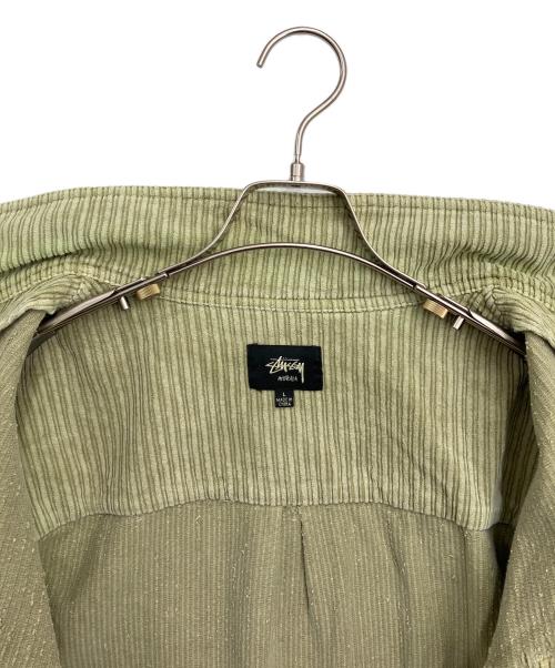 stussy（ステューシー）stussy (ステューシー) コーデュロイジャケット ベージュ サイズ:Lの古着・服飾アイテム
