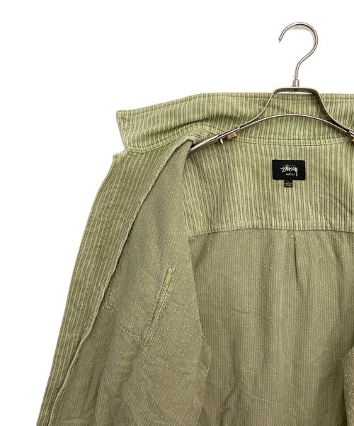 stussy（ステューシー）stussy (ステューシー) コーデュロイジャケット ベージュ サイズ:Lの古着・服飾アイテム