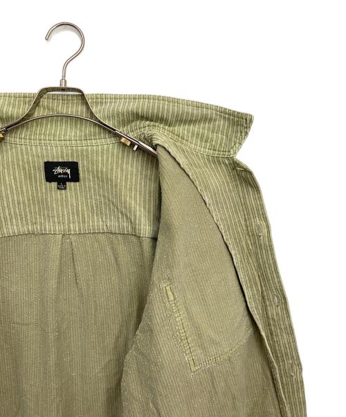 stussy（ステューシー）stussy (ステューシー) コーデュロイジャケット ベージュ サイズ:Lの古着・服飾アイテム