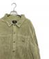 中古・古着 stussy (ステューシー) コーデュロイジャケット ベージュ サイズ:L：10000円