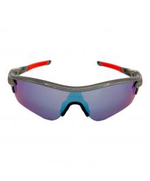 OAKLEY（オークリー）の古着「RADARLOCK サングラス」｜シルバー×オレンジ