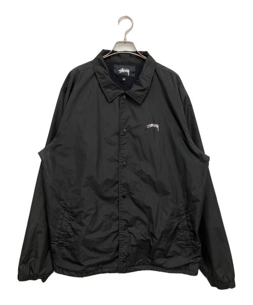 stussy（ステューシー）stussy (ステューシー) コーチジャケット ブラック サイズ:XLの古着・服飾アイテム