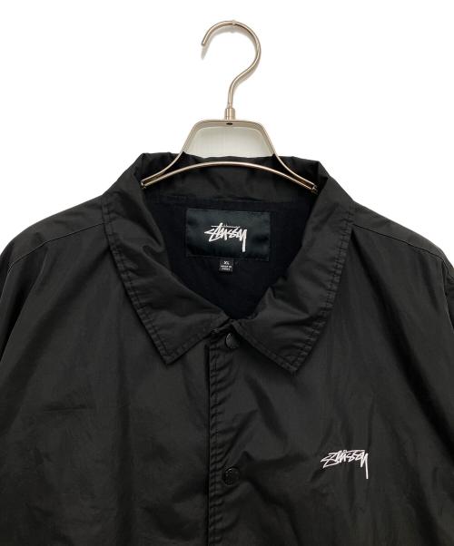 stussy（ステューシー）stussy (ステューシー) コーチジャケット ブラック サイズ:XLの古着・服飾アイテム