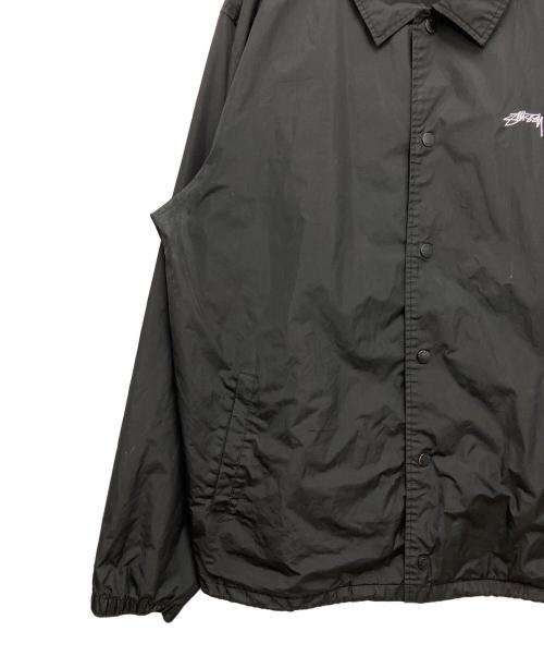 stussy（ステューシー）stussy (ステューシー) コーチジャケット ブラック サイズ:XLの古着・服飾アイテム