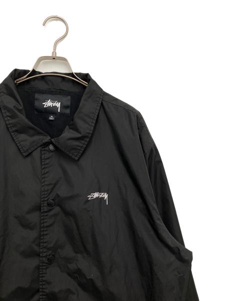 stussy（ステューシー）stussy (ステューシー) コーチジャケット ブラック サイズ:XLの古着・服飾アイテム