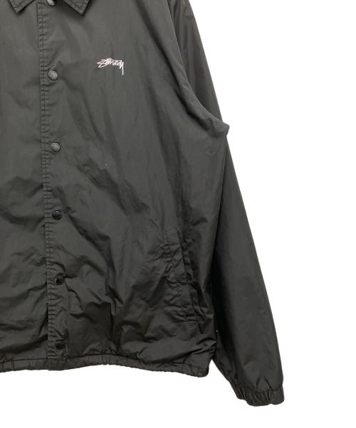 stussy（ステューシー）stussy (ステューシー) コーチジャケット ブラック サイズ:XLの古着・服飾アイテム