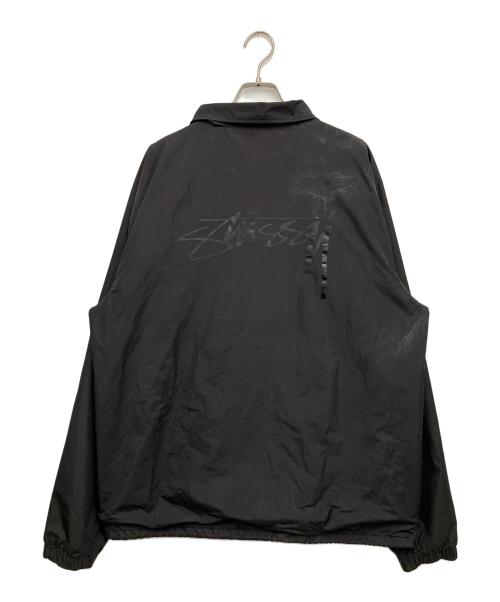 stussy（ステューシー）stussy (ステューシー) コーチジャケット ブラック サイズ:XLの古着・服飾アイテム