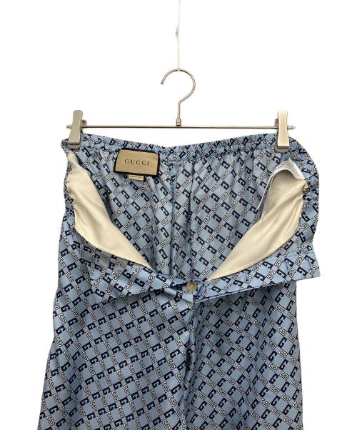GUCCI（グッチ）GUCCI (グッチ) ハーフパンツ ブルー サイズ:48の古着・服飾アイテム