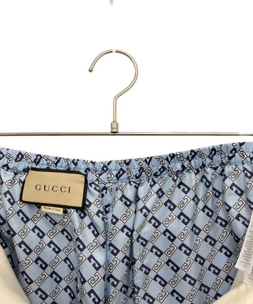 GUCCI（グッチ）GUCCI (グッチ) ハーフパンツ ブルー サイズ:48の古着・服飾アイテム