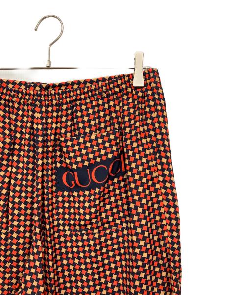 GUCCI（グッチ）GUCCI (グッチ) ハーフパンツ レッド サイズ:48の古着・服飾アイテム