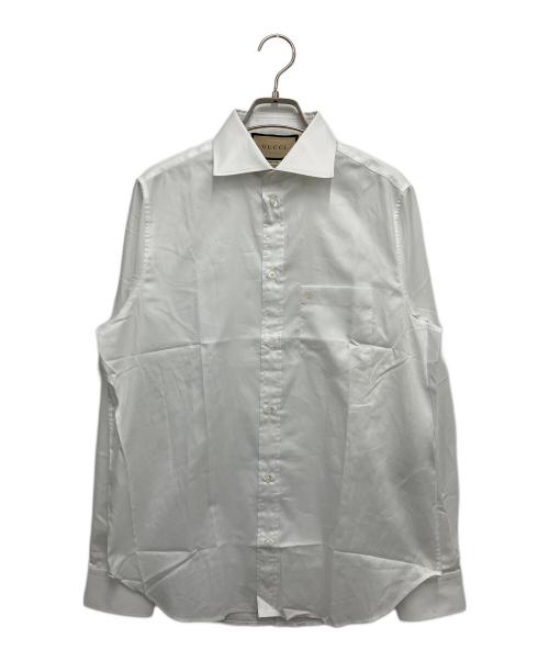 GUCCI（グッチ）GUCCI (グッチ) 長袖シャツ ホワイト サイズ:37/14 1/2の古着・服飾アイテム