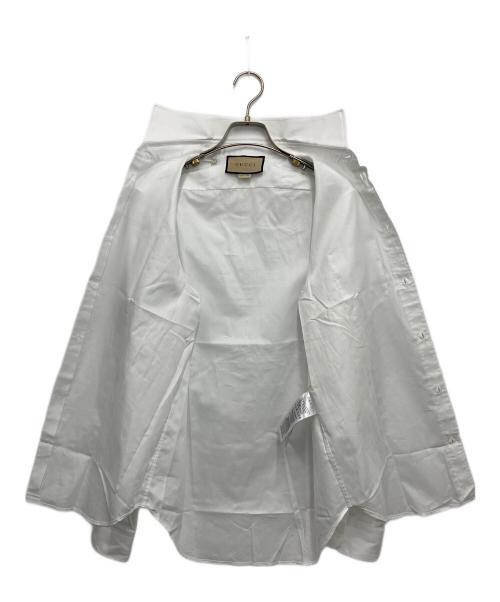 GUCCI（グッチ）GUCCI (グッチ) 長袖シャツ ホワイト サイズ:37/14 1/2の古着・服飾アイテム