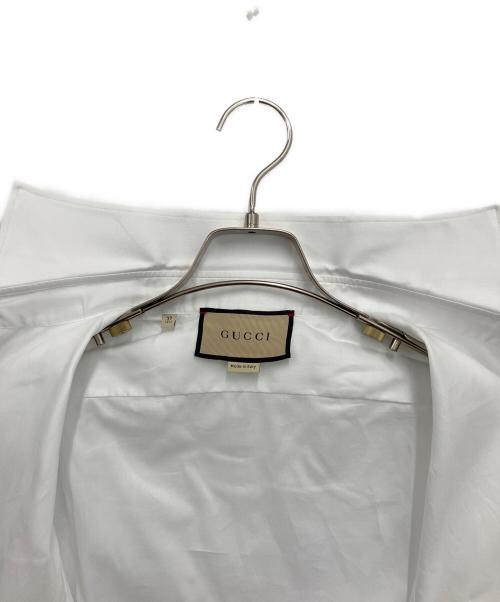 GUCCI（グッチ）GUCCI (グッチ) 長袖シャツ ホワイト サイズ:37/14 1/2の古着・服飾アイテム