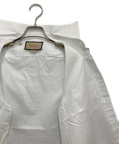 GUCCI（グッチ）GUCCI (グッチ) 長袖シャツ ホワイト サイズ:37/14 1/2の古着・服飾アイテム