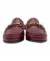 中古・古着 GUCCI (グッチ) ホースビット 1953 ローファー レッド サイズ:7 未使用品：55000円