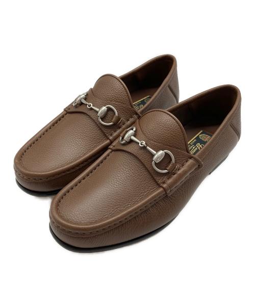 GUCCI（グッチ）GUCCI (グッチ) ホースビット 1953 ローファー ブラウン サイズ:6 1/2 未使用品の古着・服飾アイテム