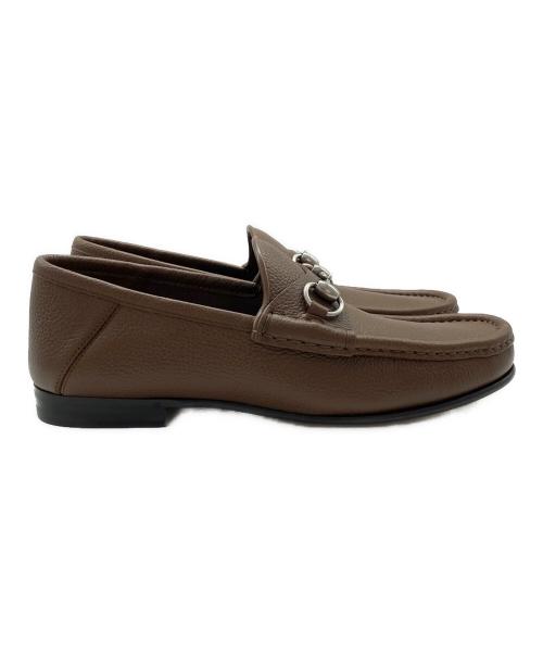 GUCCI（グッチ）GUCCI (グッチ) ホースビット 1953 ローファー ブラウン サイズ:6 1/2 未使用品の古着・服飾アイテム