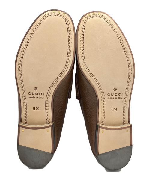 GUCCI（グッチ）GUCCI (グッチ) ホースビット 1953 ローファー ブラウン サイズ:6 1/2 未使用品の古着・服飾アイテム