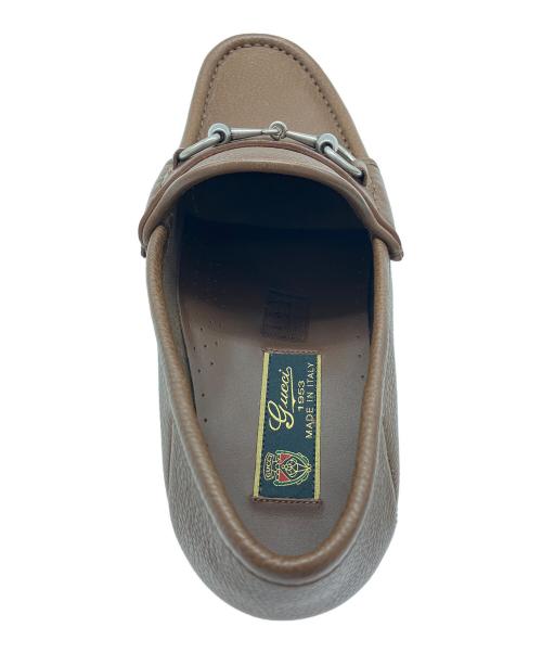GUCCI（グッチ）GUCCI (グッチ) ホースビット 1953 ローファー ブラウン サイズ:6 1/2 未使用品の古着・服飾アイテム
