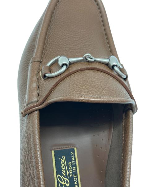 GUCCI（グッチ）GUCCI (グッチ) ホースビット 1953 ローファー ブラウン サイズ:6 1/2 未使用品の古着・服飾アイテム