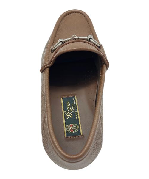 GUCCI（グッチ）GUCCI (グッチ) ホースビット 1953 ローファー ブラウン サイズ:6 1/2 未使用品の古着・服飾アイテム