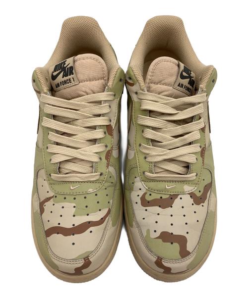 NIKE（ナイキ）NIKE (ナイキ) AIR FORCE1 LOW ベージュ×オリーブ サイズ:27cmの古着・服飾アイテム