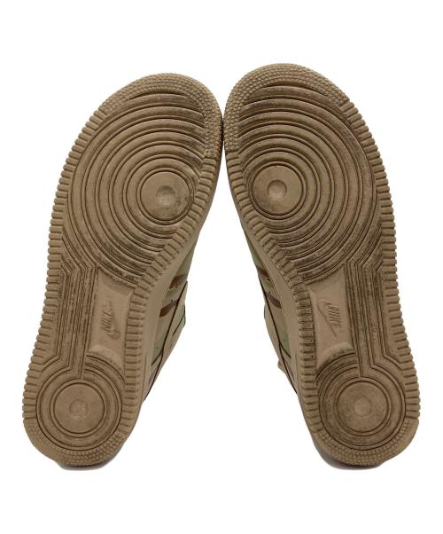 NIKE（ナイキ）NIKE (ナイキ) AIR FORCE1 LOW ベージュ×オリーブ サイズ:27cmの古着・服飾アイテム