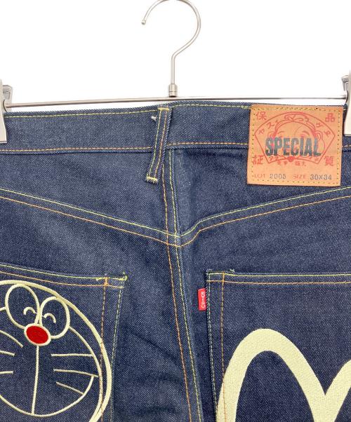 EVISU（エヴィス）EVISU (エヴィス) ドラえもん (ドラエモン) デニムパンツ インディゴ サイズ:30×34の古着・服飾アイテム