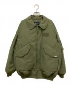 ）の古着「DOWN Flight Jacket」｜グリーン