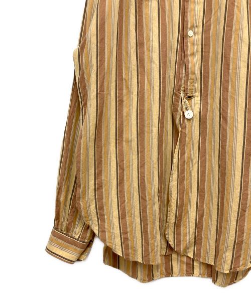 Needles（ニードルズ）Needles (ニードルズ) 長袖シャツ ベージュ×ブラウン サイズ:Sの古着・服飾アイテム