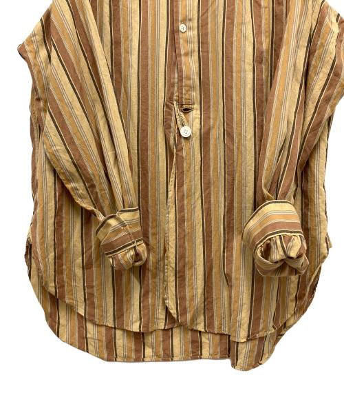 Needles（ニードルズ）Needles (ニードルズ) 長袖シャツ ベージュ×ブラウン サイズ:Sの古着・服飾アイテム