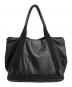 BALENCIAGA (バレンシアガ) ネイビーカバM レザー トートバッグ ブラック：40000円