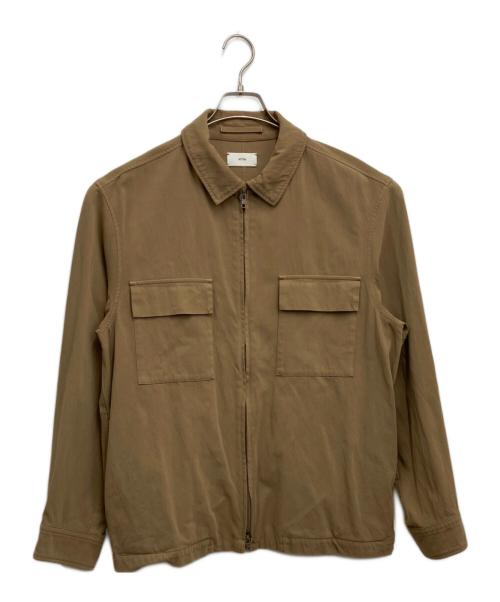 ATON（エイトン）ATON (エイトン) コットンボイル サテン ブラウン サイズ:04の古着・服飾アイテム
