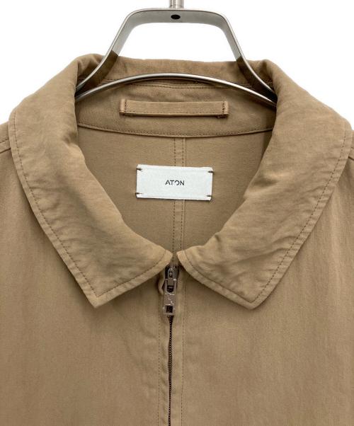ATON（エイトン）ATON (エイトン) コットンボイル サテン ブラウン サイズ:04の古着・服飾アイテム