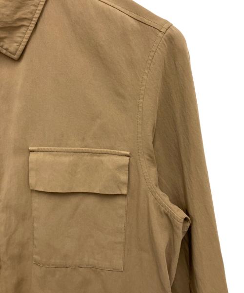 ATON（エイトン）ATON (エイトン) コットンボイル サテン ブラウン サイズ:04の古着・服飾アイテム