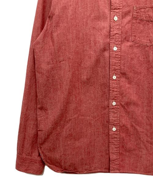 RRL（ダブルアールエル）RRL (ダブルアールエル) シャンブレーシャツ レッド サイズ:Lの古着・服飾アイテム