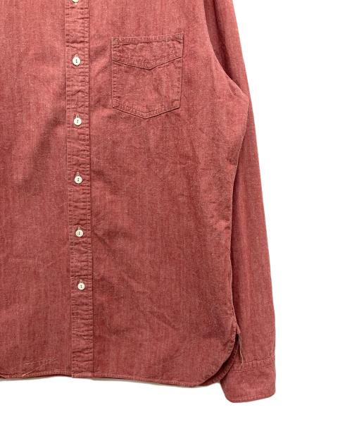 RRL（ダブルアールエル）RRL (ダブルアールエル) シャンブレーシャツ レッド サイズ:Lの古着・服飾アイテム