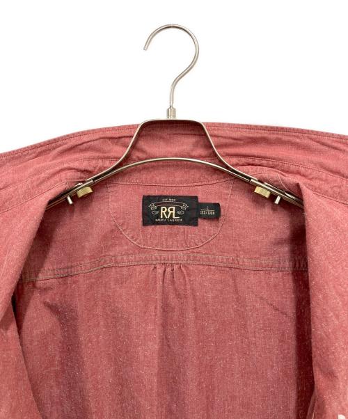 RRL（ダブルアールエル）RRL (ダブルアールエル) シャンブレーシャツ レッド サイズ:Lの古着・服飾アイテム