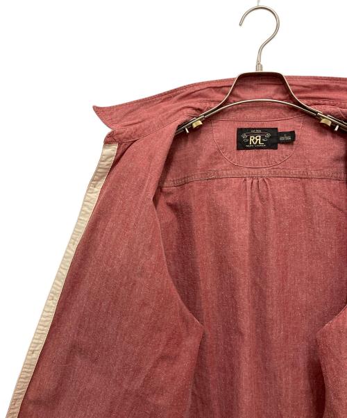 RRL（ダブルアールエル）RRL (ダブルアールエル) シャンブレーシャツ レッド サイズ:Lの古着・服飾アイテム