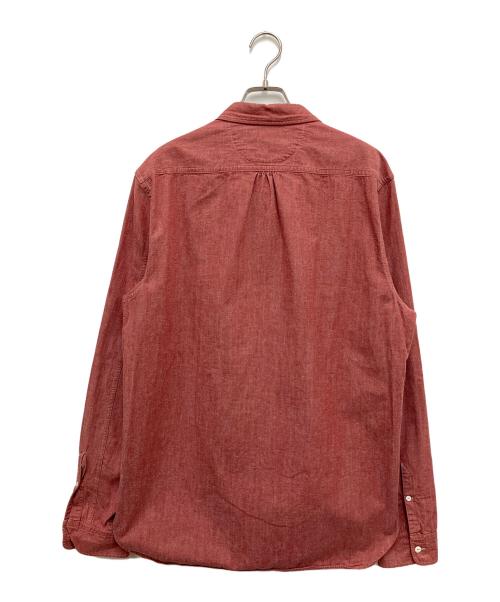 RRL（ダブルアールエル）RRL (ダブルアールエル) シャンブレーシャツ レッド サイズ:Lの古着・服飾アイテム