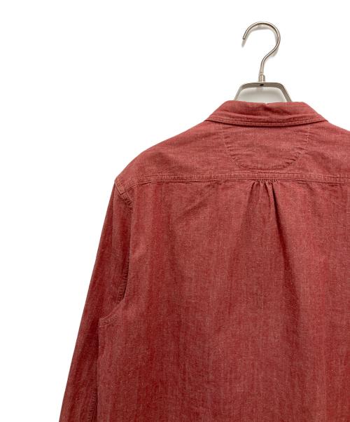 RRL（ダブルアールエル）RRL (ダブルアールエル) シャンブレーシャツ レッド サイズ:Lの古着・服飾アイテム