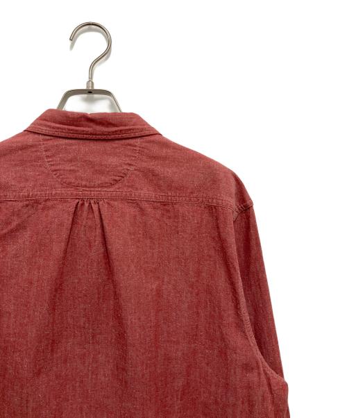 RRL（ダブルアールエル）RRL (ダブルアールエル) シャンブレーシャツ レッド サイズ:Lの古着・服飾アイテム