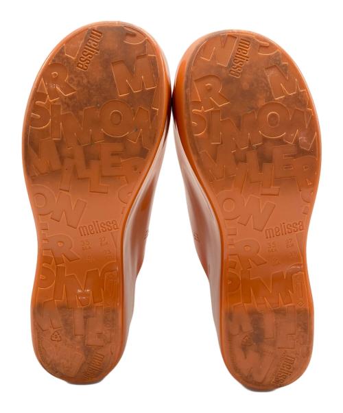 MELISSA×SIMON MILLER（メリッサxサイモンミラー）MELISSA×SIMON MILLER (メリッサxサイモンミラー) サンダル オレンジ サイズ:US 6の古着・服飾アイテム