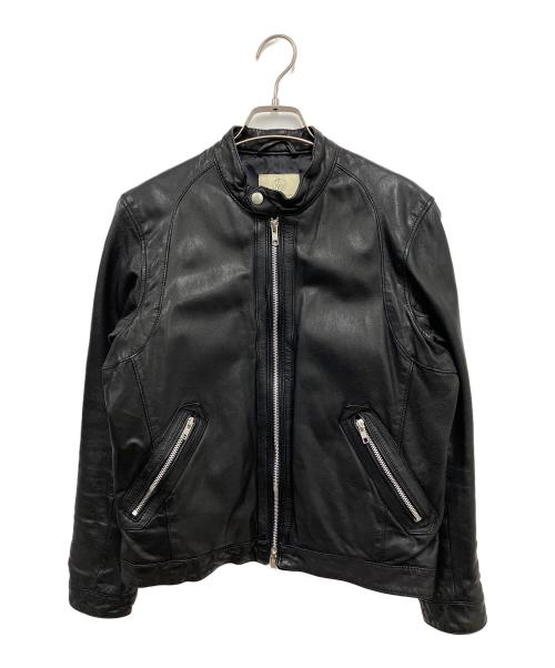 BEAUTY&YOUTH（ビューティーアンドユース）BEAUTY&YOUTH (ビューティーアンドユース) レザージャケット ブラック サイズ:Sの古着・服飾アイテム