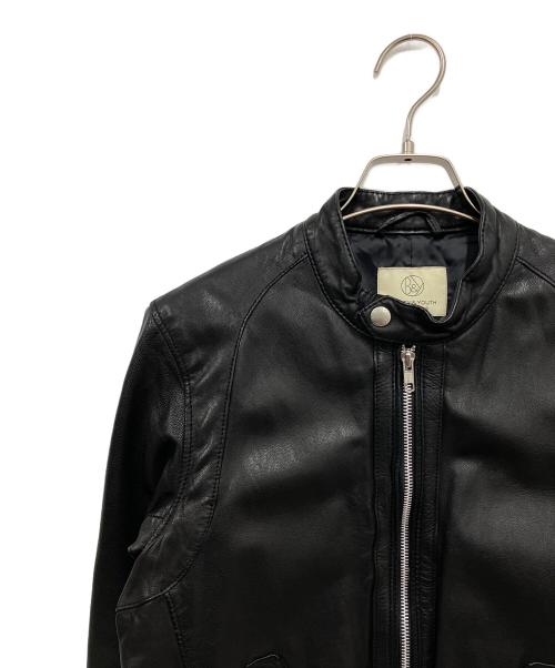 BEAUTY&YOUTH（ビューティーアンドユース）BEAUTY&YOUTH (ビューティーアンドユース) レザージャケット ブラック サイズ:Sの古着・服飾アイテム
