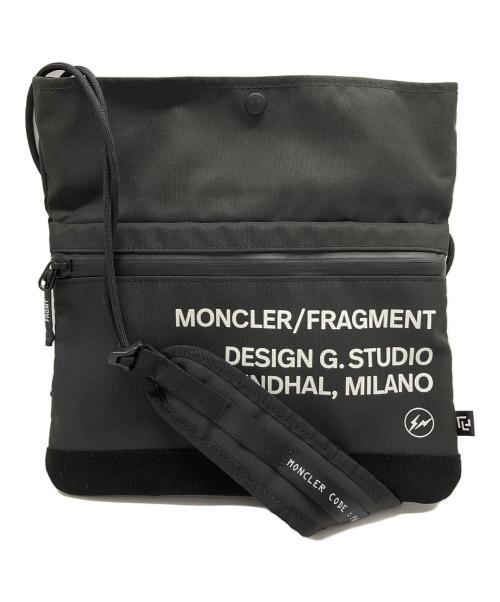 MONCLER（モンクレール）MONCLER  (モンクレール) RAMIDUS (ラミダス)  FRAGMENT DESIGN (フラグメントデザイン) サコッシュ ブラックの古着・服飾アイテム