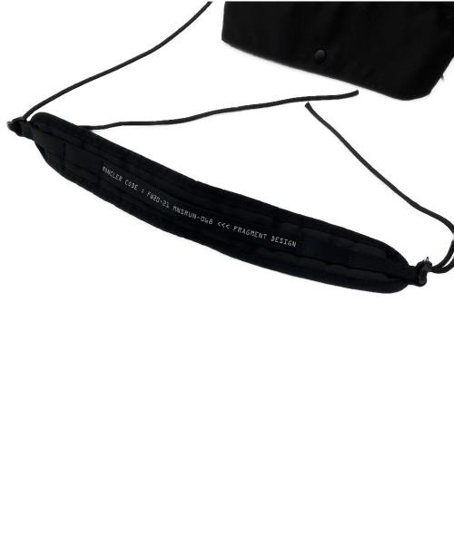 MONCLER（モンクレール）MONCLER  (モンクレール) RAMIDUS (ラミダス)  FRAGMENT DESIGN (フラグメントデザイン) サコッシュ ブラックの古着・服飾アイテム