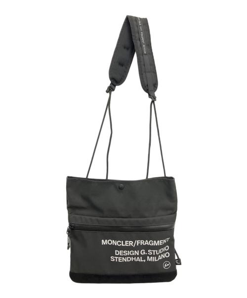 MONCLER（モンクレール）MONCLER  (モンクレール) RAMIDUS (ラミダス)  FRAGMENT DESIGN (フラグメントデザイン) サコッシュ ブラックの古着・服飾アイテム