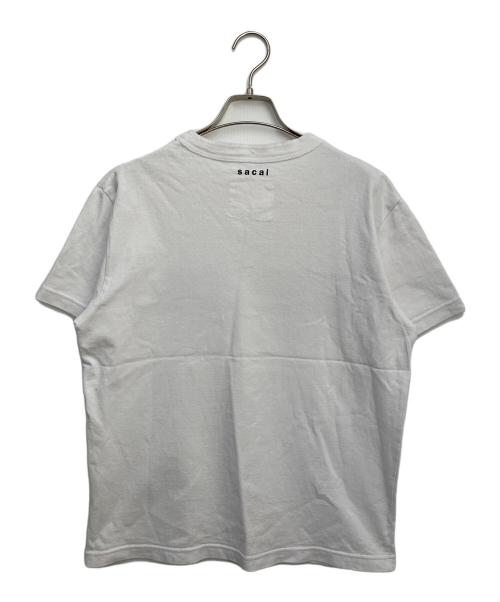 sacai（サカイ）sacai (サカイ) 半袖カットソー ホワイト サイズ:1の古着・服飾アイテム